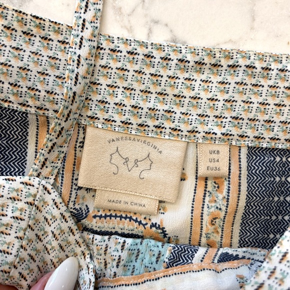 Vanessa Virginia 100% Silk Tank Anthropologie - Picture 2 of 2